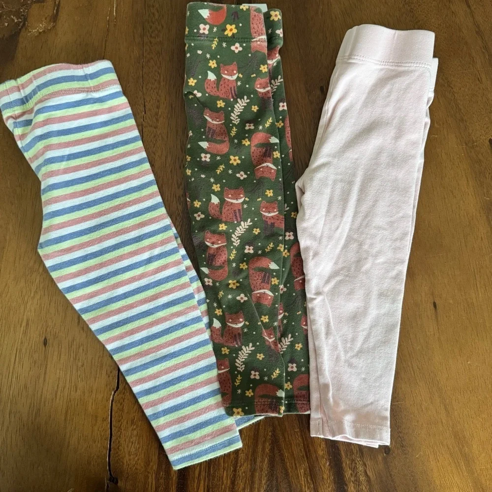 Dip Leggings Bundle of 3 Multicolor Leggings SetSize 12-18M